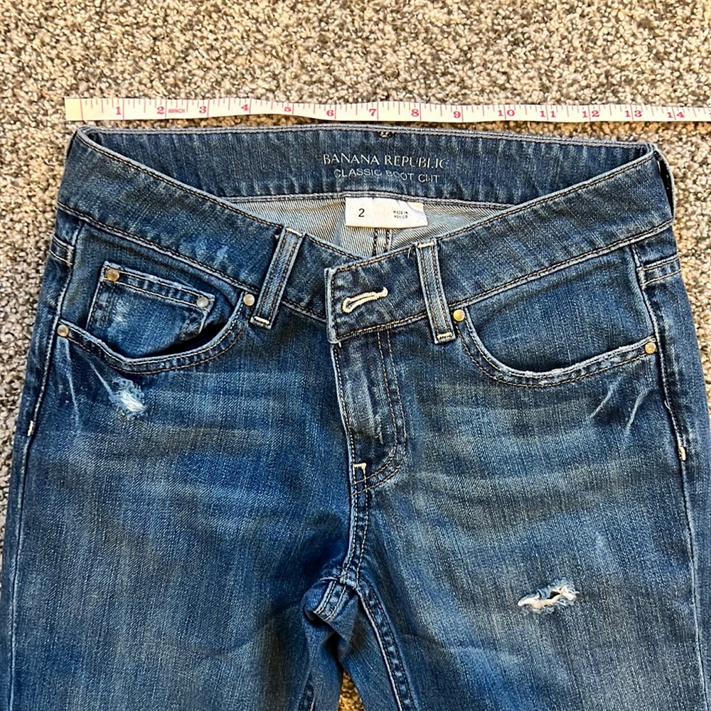 Banana Republic Distressed Denim